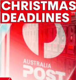 Australia Post Christmas deadlines