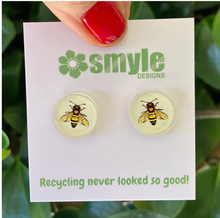 Load image into Gallery viewer, Bee Native Studs  Made in Australia from recycled Acrylic, Smyle Designs