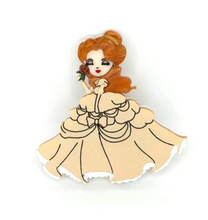 Load image into Gallery viewer, Belle  golden dress Brooch by  Daisy Jean Floral