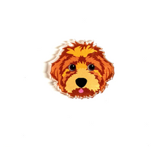 Load image into Gallery viewer, Carvoodle Pin  Made in Australia from recycled Acrylic, Smyle Designs