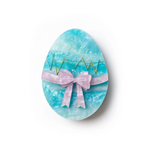 Load image into Gallery viewer, Eggs Cracked - Blue Glitte Brooch By Martini Slippers *INTERACTIVE BROOCH*