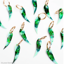 Load image into Gallery viewer, Gum blossom leaf  Greens -  By Lunar Deesigns