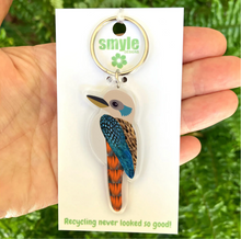 Load image into Gallery viewer, Kookaburra Keyring Made in Australia from recycled acrylic, Smyle Designs