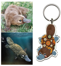 Load image into Gallery viewer, Platypus Keyring Made in Australia from recycled acrylic, Smyle Designs