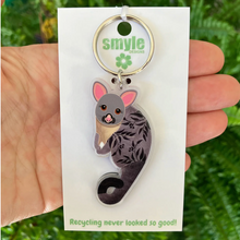 Load image into Gallery viewer, Possum Keyring Made in Australia from recycled acrylic, Smyle Designs