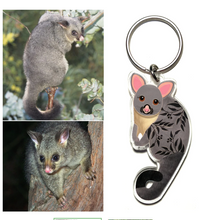 Load image into Gallery viewer, Possum Keyring Made in Australia from recycled acrylic, Smyle Designs
