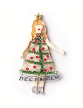 Load image into Gallery viewer, Girl For All Seasons  Brooch  By Martini Slippers