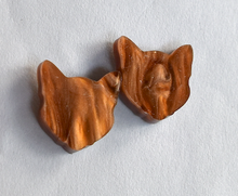 Load image into Gallery viewer, Cat head studs $6  By Rocklilywombats