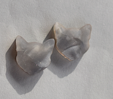 Load image into Gallery viewer, Cat head studs $6  By Rocklilywombats