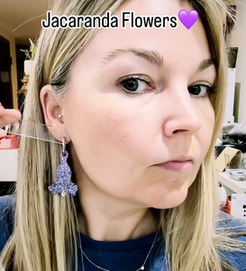 Jacaranda Flower - Periwinkle Regular by  Lunar Deesigns. PRE ORDER instore 22nd March FREE EXPRESS POST ORDERS OVER $60