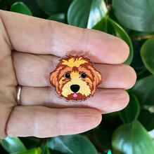 Load image into Gallery viewer, Carvoodle Pin  Made in Australia from recycled Acrylic, Smyle Designs