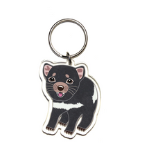 Load image into Gallery viewer, Tasmanian Keyring Made in Australia from recycled acrylic, Smyle Designs