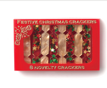 Load image into Gallery viewer, Christmas Crackers Box Brooch - Red By Martini Slippers  Interactive