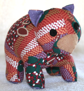 Rob Wombat toy ready for soft release to loveing home Suitable for under 3 yrs