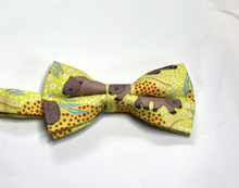 Load image into Gallery viewer, Wombat  Lime Bow Tie   By Rocklilywombats