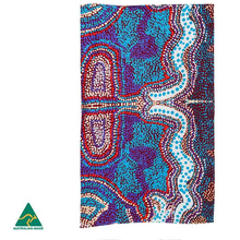 Load image into Gallery viewer, Elaine Lane Aboriginal design tea towel, made in Australia