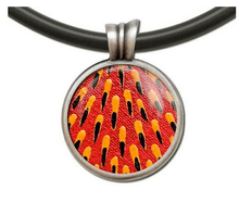 Load image into Gallery viewer, Echidna spine pendant round allegria rocklilywombats