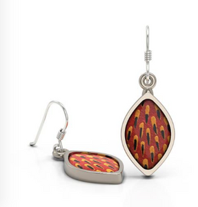 Echidna Spine Earrings Drop Aboriginal Design