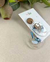 Load image into Gallery viewer, Blue Wren Finn - Statement Dangles, By Liv