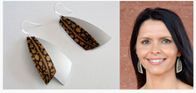 Load image into Gallery viewer, Feather Earrings Dragon, Aboriginal designs, Allegria Designs