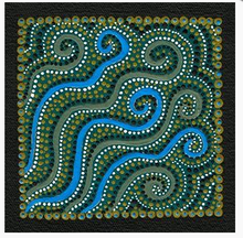 Load image into Gallery viewer, Feather Earrings Winds, Aboriginal designs, Allegria Designs