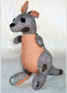 Katie Wallaby toy ready for soft release  Suitable for under 3 yrs