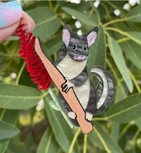 Load image into Gallery viewer, Yellow Bellied Glider Brooch by Wintersheart