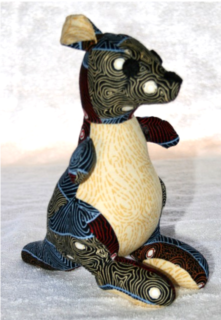 Topo Wallaby Plushy Toy Ready For Soft Release To Loveing Home Made I topo-wallaby-plushy-toy-ready-for-soft-release-to-loveing-home-made-i