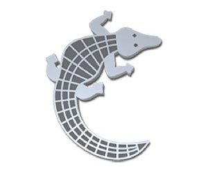 Crocodile Pin - Allegria Designs
