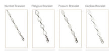 Load image into Gallery viewer, Bracelet Sterling Silver 7 Footprints, Bushprints Jewllery