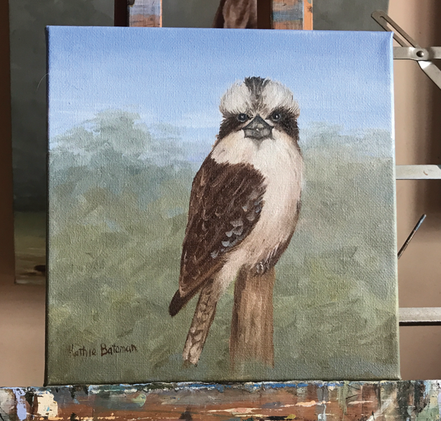 Kathie Bateman original oil paintings, helping fund our wildlife work.