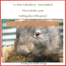 Load image into Gallery viewer, 1  x 2025 Calendar ONLY by Rocklily wombats  INCLUDES POSTAGE TO:  NEW  ZEALAND