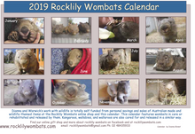 Load image into Gallery viewer, OLD STOCK :  2019  Rocklilywombats Calendar just 6 left for those collecting