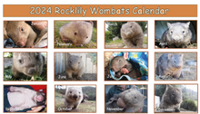 Load image into Gallery viewer, 2024 Calendar Set of 12  Quality Blank wombat photo card with envelope 15% off deal