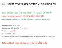 Load image into Gallery viewer, Shipping to US when shipping returns.  Here is the costing for whatever you purchase