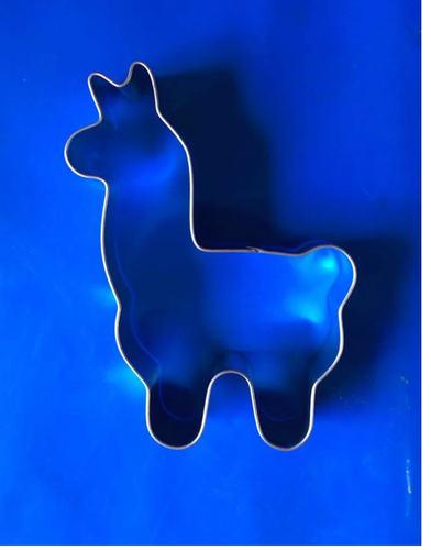 Alpaca Cookie Cutter Australian made tin plate