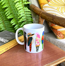 Load image into Gallery viewer, Australian Birds Mug, 9 birds on mug Printed in australia, Smyle Design