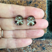 Load image into Gallery viewer, Barking Owl Studs  Made in Australia from recycled Acrylic, Smyle Designs