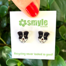 Load image into Gallery viewer, Border Collie Studs  Made in Australia from recycled Acrylic, Smyle Designs