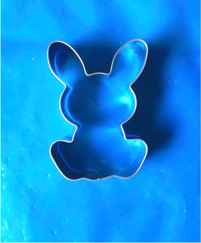 Bunny Rabbit Sitting  Cookie Cutter Australian made tin plate