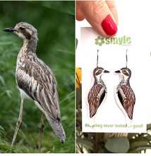 Load image into Gallery viewer, Curlew  'Bush Stone' earrings made  in Australia from recycled Acrylic,  by Smyle Designs