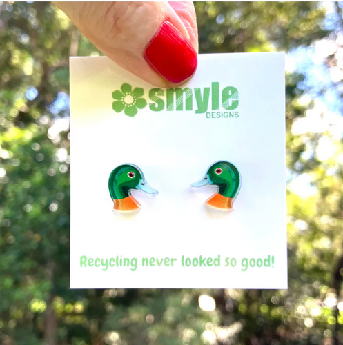 Chestnut Teal Duck Studsby  in Australia from recycled Acrylic, Smyle Designs