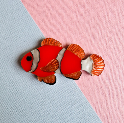 Clown Fish Brooch by Mox + Co x