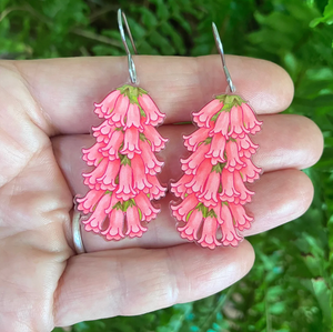 Common Heath Earrings earrings made  in Australia from recycled Acrylic,  by Smyle Designs COMING SOON