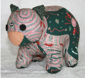 Connie Wombat toy ready for soft release to loveing home Suitable for under 3 yrs