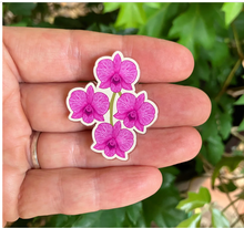 Load image into Gallery viewer, Cooktown Orchid PIN made  in Australia from recycled Acrylic,  by Smyle Designs