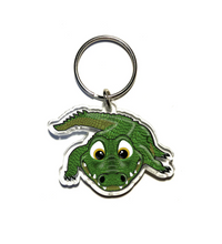 Load image into Gallery viewer, Crocodile Key Ring Made in Australia from recycled Acrylic, Smyle Designs