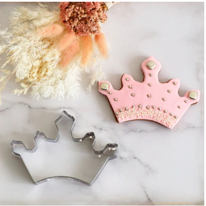 Crown, Tiara Stainless Steel Cookie Cutter  by Sweet Themes Made in China Not shipping this to USA due to tariffs