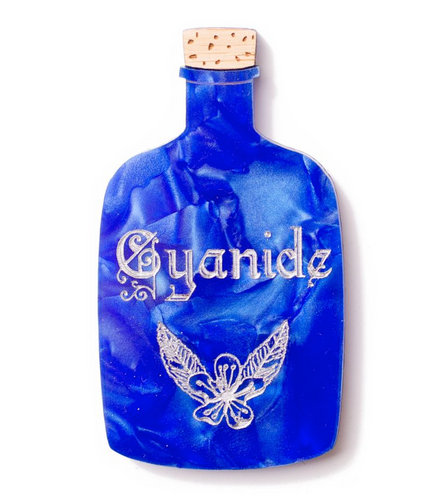 Cyanide Brooch By Martini Slippers