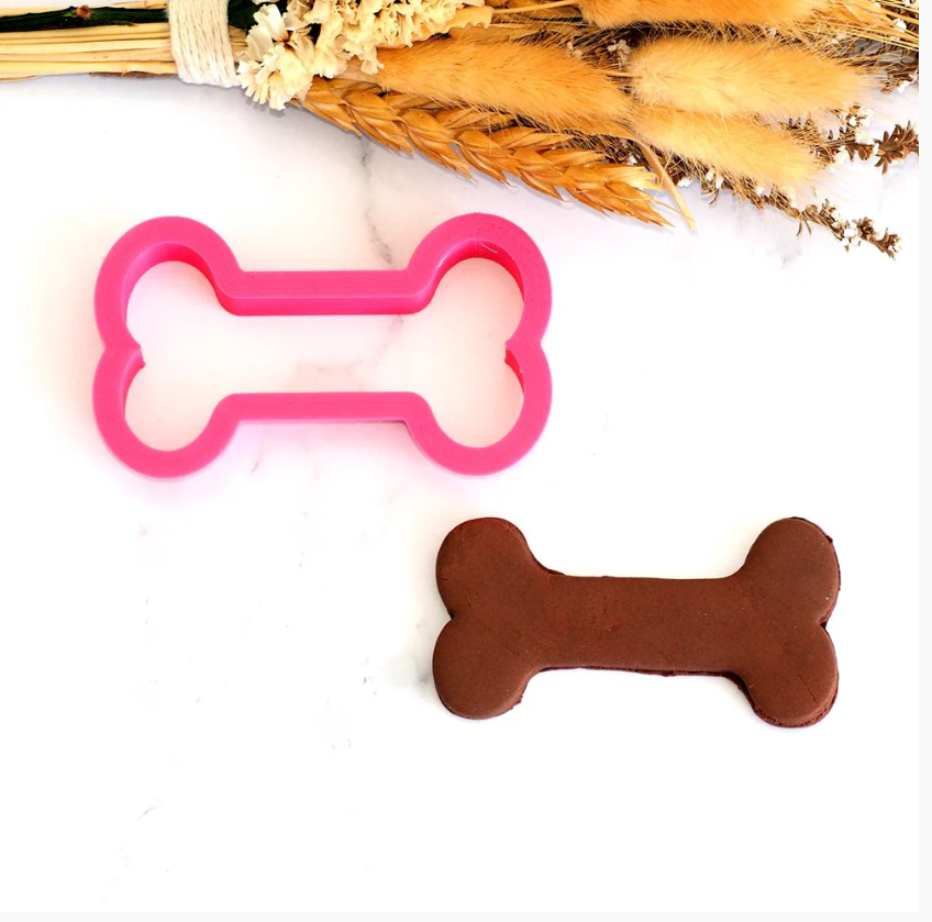 Dog Bone 7.5cm  Cookie cutter  By Sweet Themes    Made in Australia.